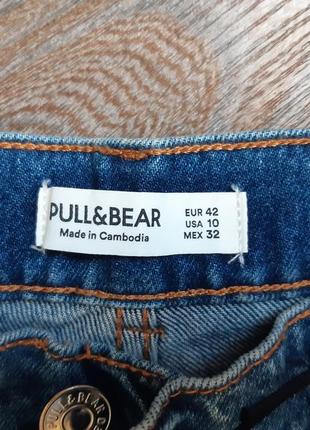 Новые женские джинсы мом, pull &amp; bear, eur423 фото