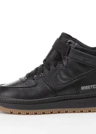 Nike air force 1 gore-tex winter чорні зима winter ❄️ теплі зимові черевики чоботи fur хутро ☔️🌧🌤2 фото
