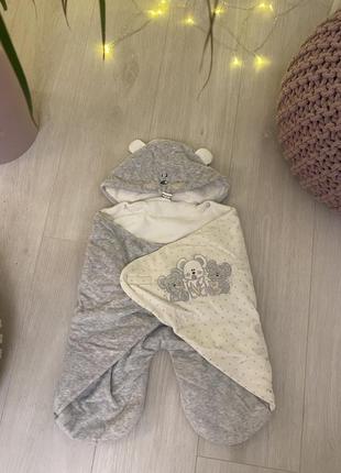 Теплый детский спальный мешок, конверт, кокон, одеяло1 фото
