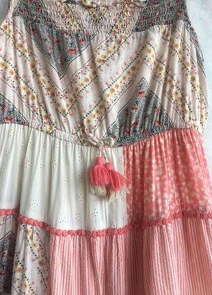 Montaray girbaud ewa необыкновенный  сарафан 100% хлопок винтеж платье туника usa3 фото