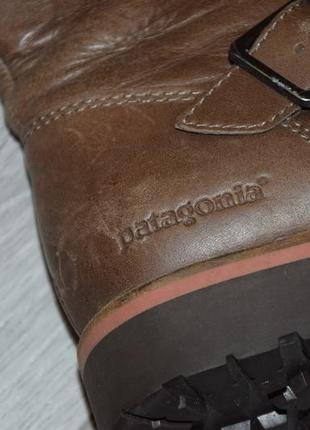 Кожаные сапоги patagonia (женская обувь с утеплителем)3 фото