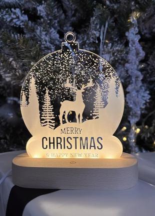 Ночник "merri christmas