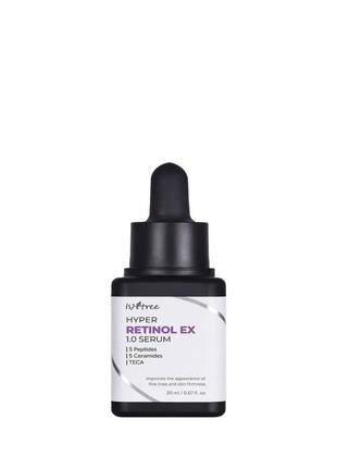 Сыворотка антивозрастная с ретинолом isntree hyper retinol ex 1.0 serum 20 ml.