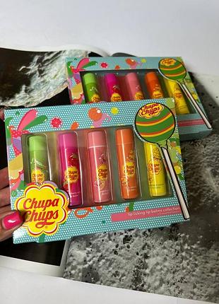 Набор бальзамов для губ от chupa chups
