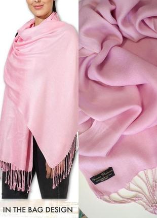 Кашеміровий ,шовклвий шарф,палантин в стилі zara