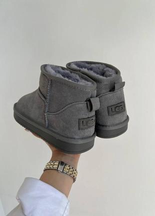 Женские ugg ultra mini silver4 фото