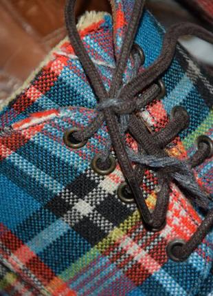 Туфли мужские vivienne westwood x cheaney and sons tartan (anglomania, made in england, dr. martens8 фото