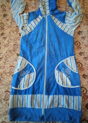 Велюровый халат! состояние отличное!