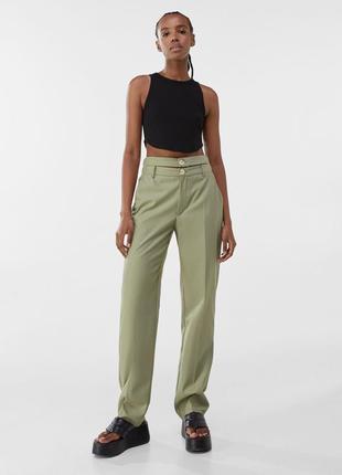 Штани wide leg bershka6 фото