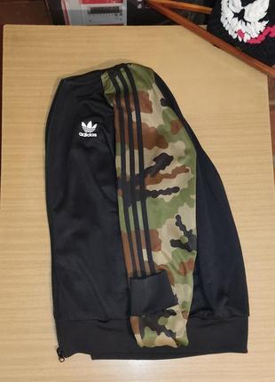 Бомбер adidas military black1 фото