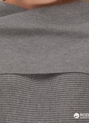 Zara  мягкий джемпер zara серый9 фото