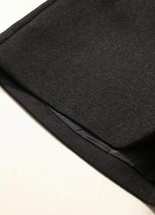 Шорти з ременем чорні 1297 брючні шорти офіційний стиль тонкий ремінь з пряжкою7 фото