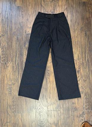 Вовняні брюки штани-палаццо висока посадка vintage вінтаж вінтажні5 фото