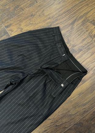 Вовняні брюки штани-палаццо висока посадка vintage вінтаж вінтажні7 фото