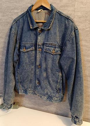 Vintage винтажная утепленная джинсовая куртка джинсовка пиджак lee cooper1 фото