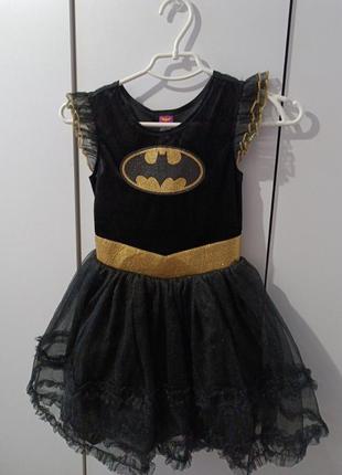Карнавальное платье супергерои бэтмен1 фото