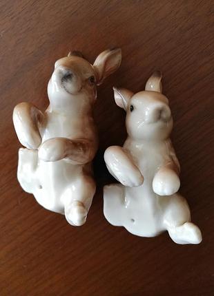 Статуетка порцелянова парна "зайка"