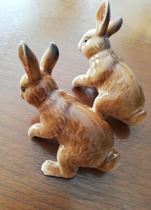 Статуетка порцелянова парна "зайка"