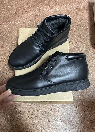 Зима черевики натуральна шкіра р.45