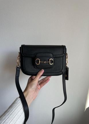 Жіноча сумка Маленькая сумочка gucci earlier mini bag total black
