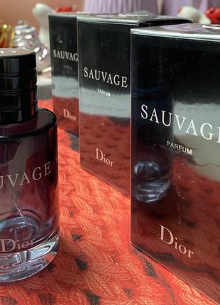 Dior sauvage parfum edp 60ml (оригинал)3 фото