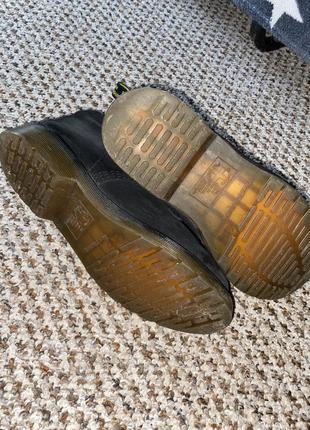 ‼️продаю терміново ‼️ черевики dr. martens з утепленням, натуральна замша, мартінси зимові чоботи y2k гранж, мартинси,4 фото