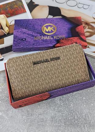 Гаманець жіночій michael kors в срібній фурнітурі😍1 фото