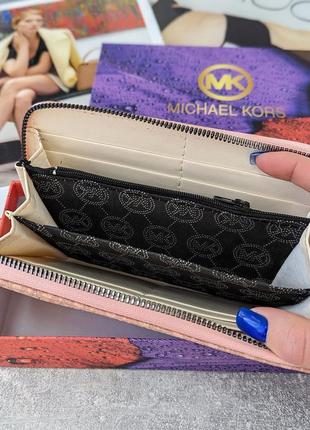 Гаманець жіночій michael kors в срібній фурнітурі😍3 фото