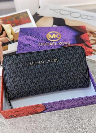 Гаманець жіночій michael kors в срібній фурнітурі😍1 фото