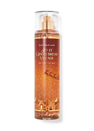 Парфумований спрей для тіла bath and body works jolly gingerbread village