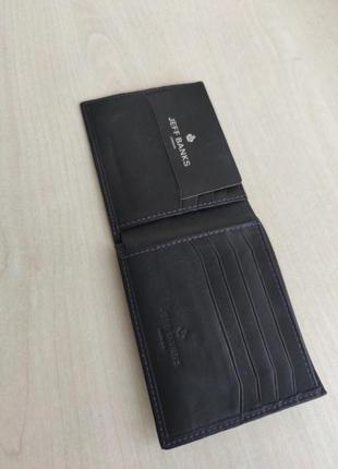 Кожаный кошелек jeff banks london2 фото