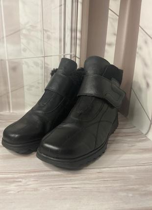 Кожаные ботинки go soft🌿 40р