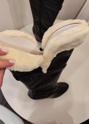 Новые кожаные зимние сапоги bata размер 38-394 фото