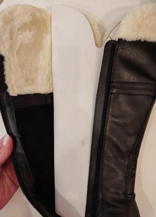 Новые кожаные зимние сапоги bata размер 38-395 фото