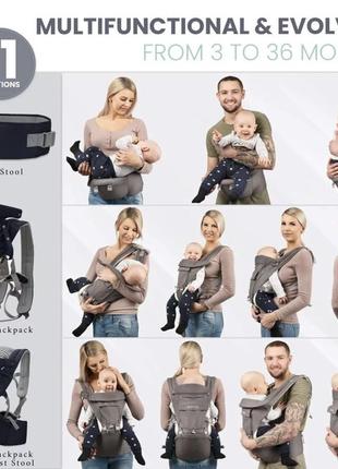 Слінг, кенгуру, хіпсіт baby carrier sweety fox