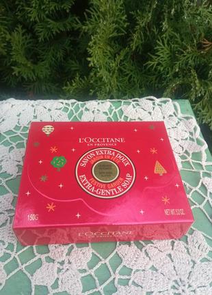 Продам мыло в упаковке от известного бренда l occitane 150gr