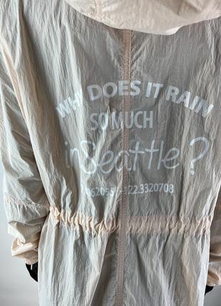 Фирменная куртка с капюшоном плащ парка дождевик5 фото