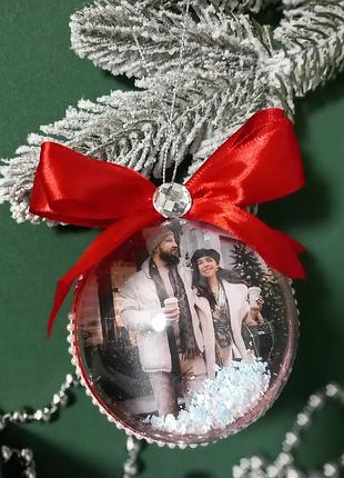 Новорічна кулька з фото