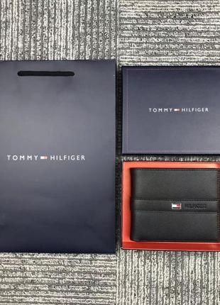 Чоловічий шкіряний гаманець tommy hilfiger