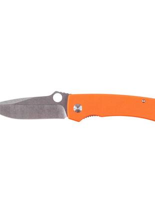 Нож для кемпинга sc-821, orange, чехол