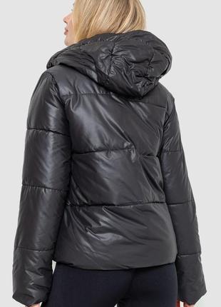 Куртка женская демисезонная, цвет черный6 фото