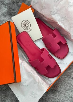 Шлепанцы в стиле hermes