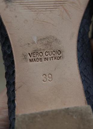 Pasito vero cuoio полностью кожаные мокасины балетки туфли рептилия италия6 фото