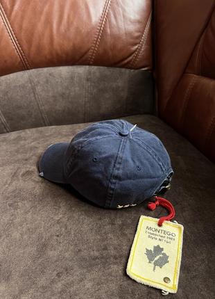 Хлопковая кепка montego оригинальная синяя3 фото