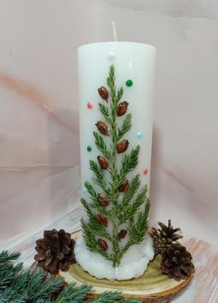 Новорічні свічки, різдвяні свічки, декооративні свіски, подарунок, декор