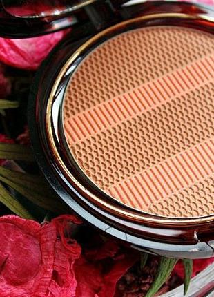 Сияющие румяна collistar belle mine bronzing powder natural glow 2 pelle di pesca тестер в пластиковые