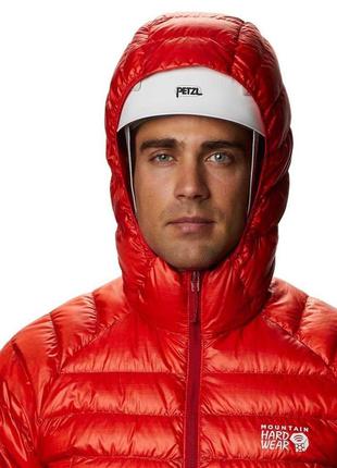 Пуховик mountain hardwear phantom hoody (размер xlarge, цвет fiery red)4 фото