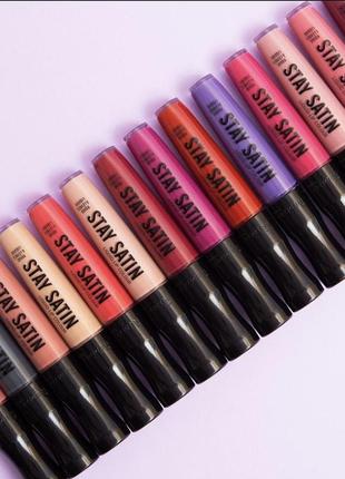 Рідка помада для губ rimmel stay satin, 5.5 мл10 фото