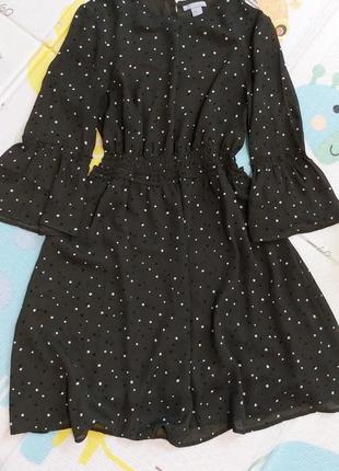 Шифоновое платье, платье h&amp;m размер 36 s