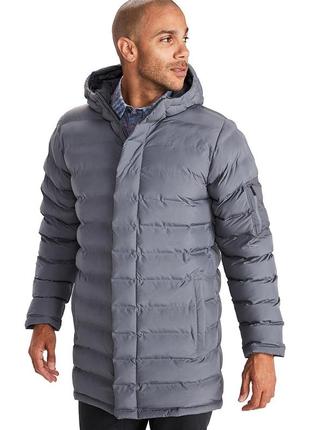 Парка marmot alassian featherless parka (размер medium, steel onyx)